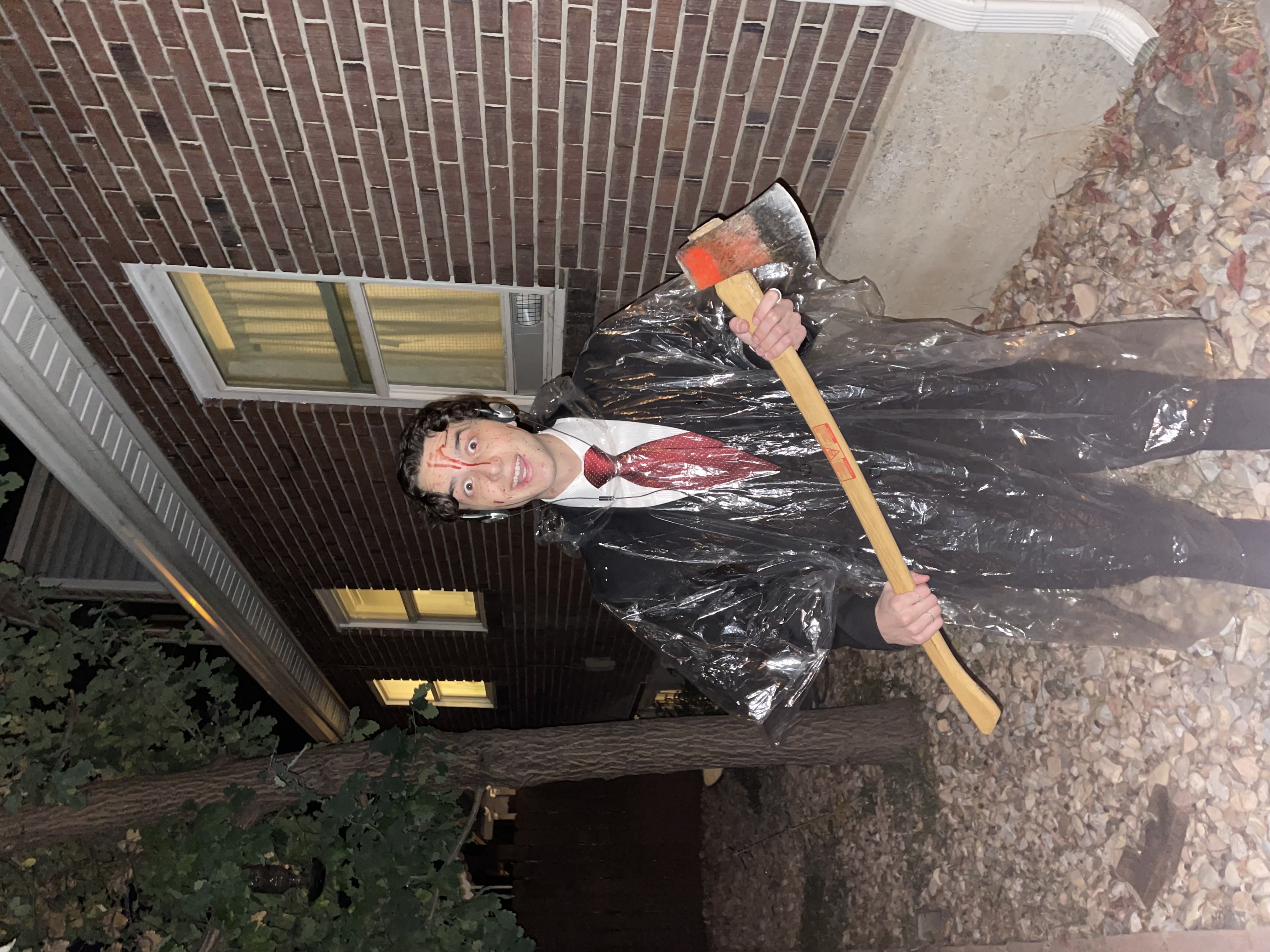 elias with axe